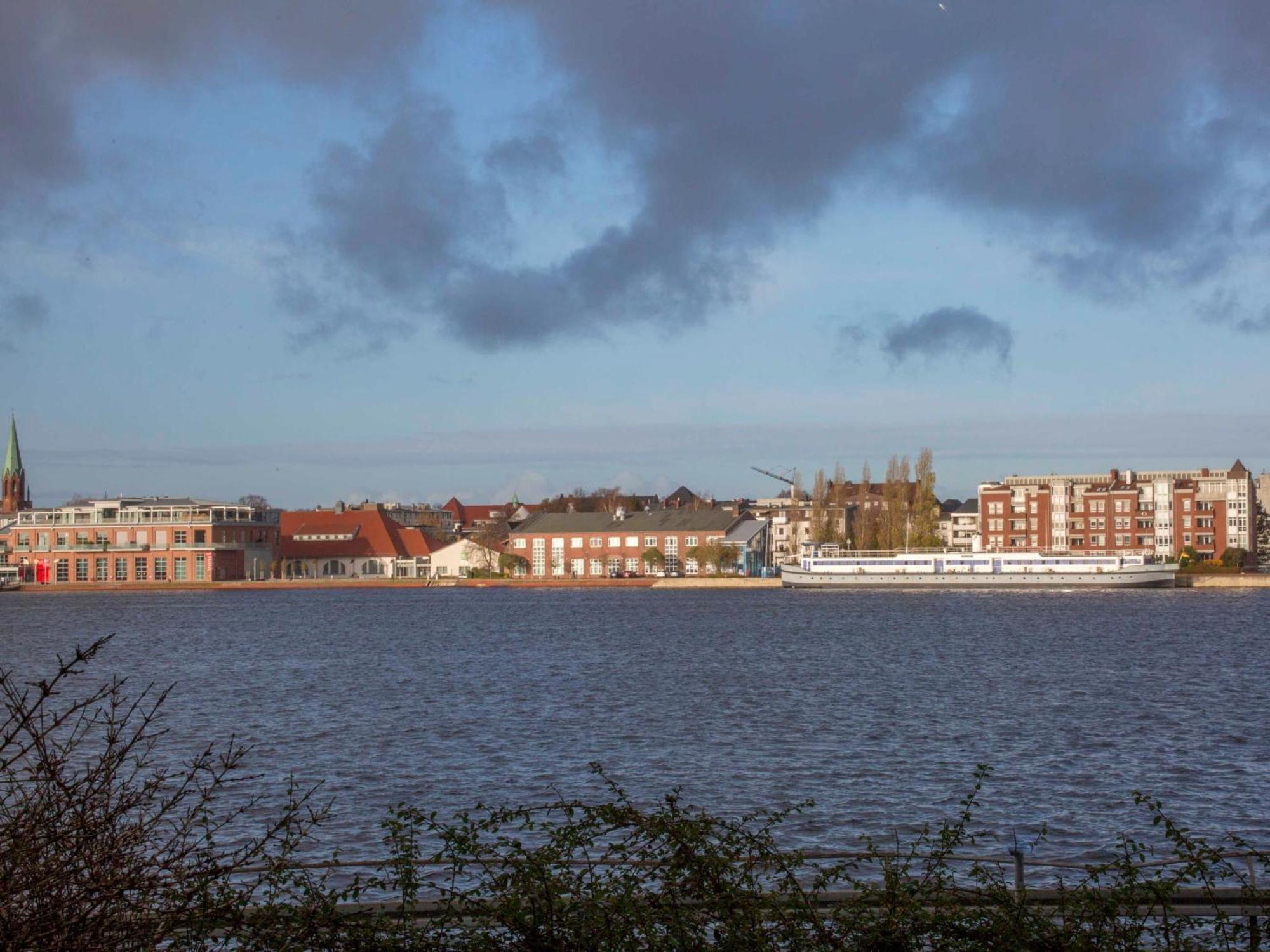 089 Fewo Skyline_ Direkte Strandla Wilhelmshaven Buitenkant foto